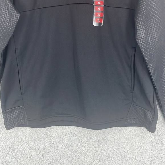 Miami Heat NBA black red hoodie long sleeve kangaroo pocket men’s XL pullover - Picture 3 of 13